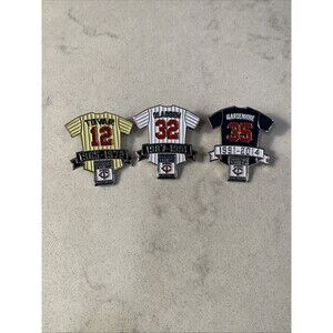 Minnesota Twins 2022 Hall of Fame Pin Set Gardenhire, Gladden, Tovar